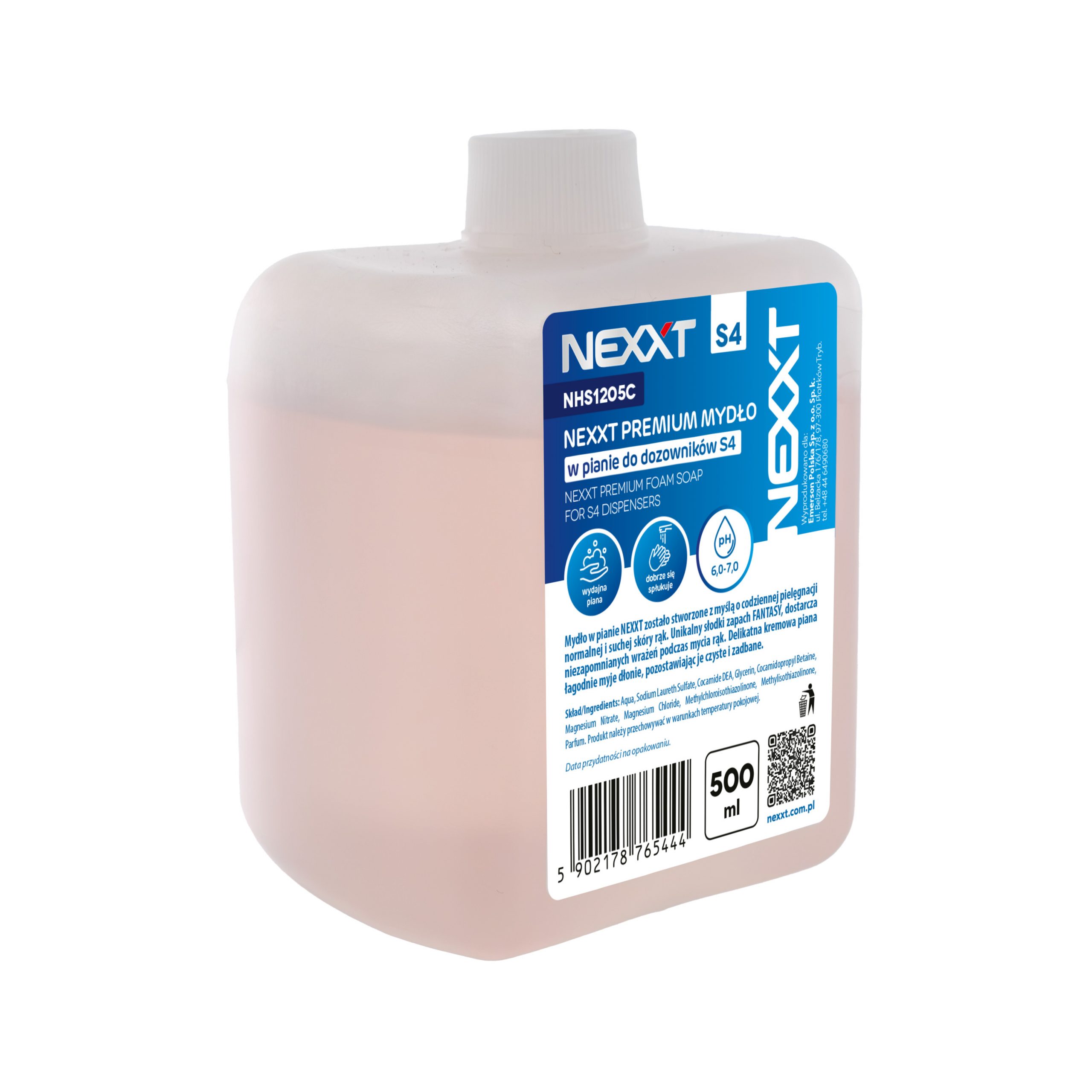 NHS1205C - Nexxt Premium mydło w pianie do dozowników - obrazek 2
