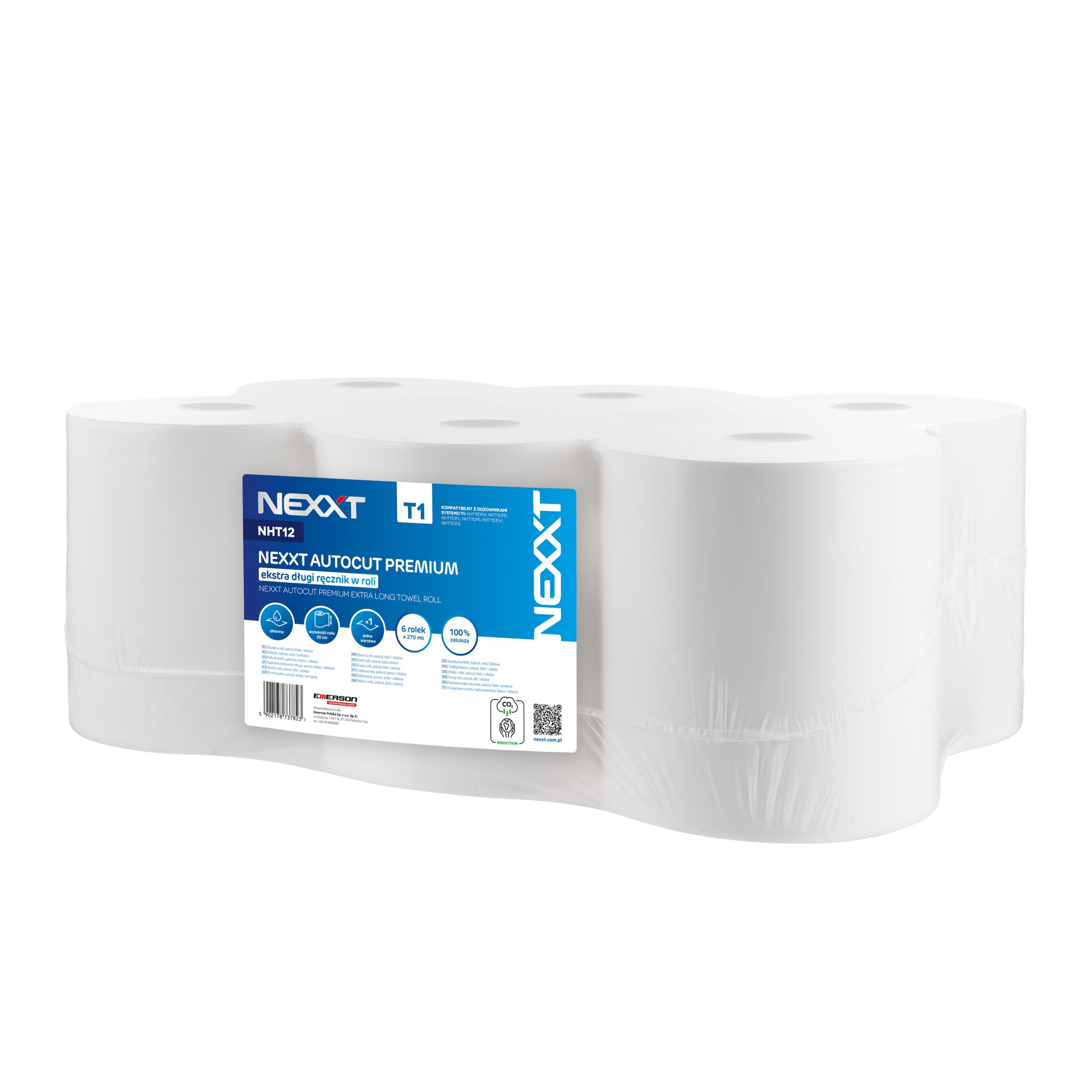 NHT12 - Nexxt Autocut Premium extra długi ręcznik w roli