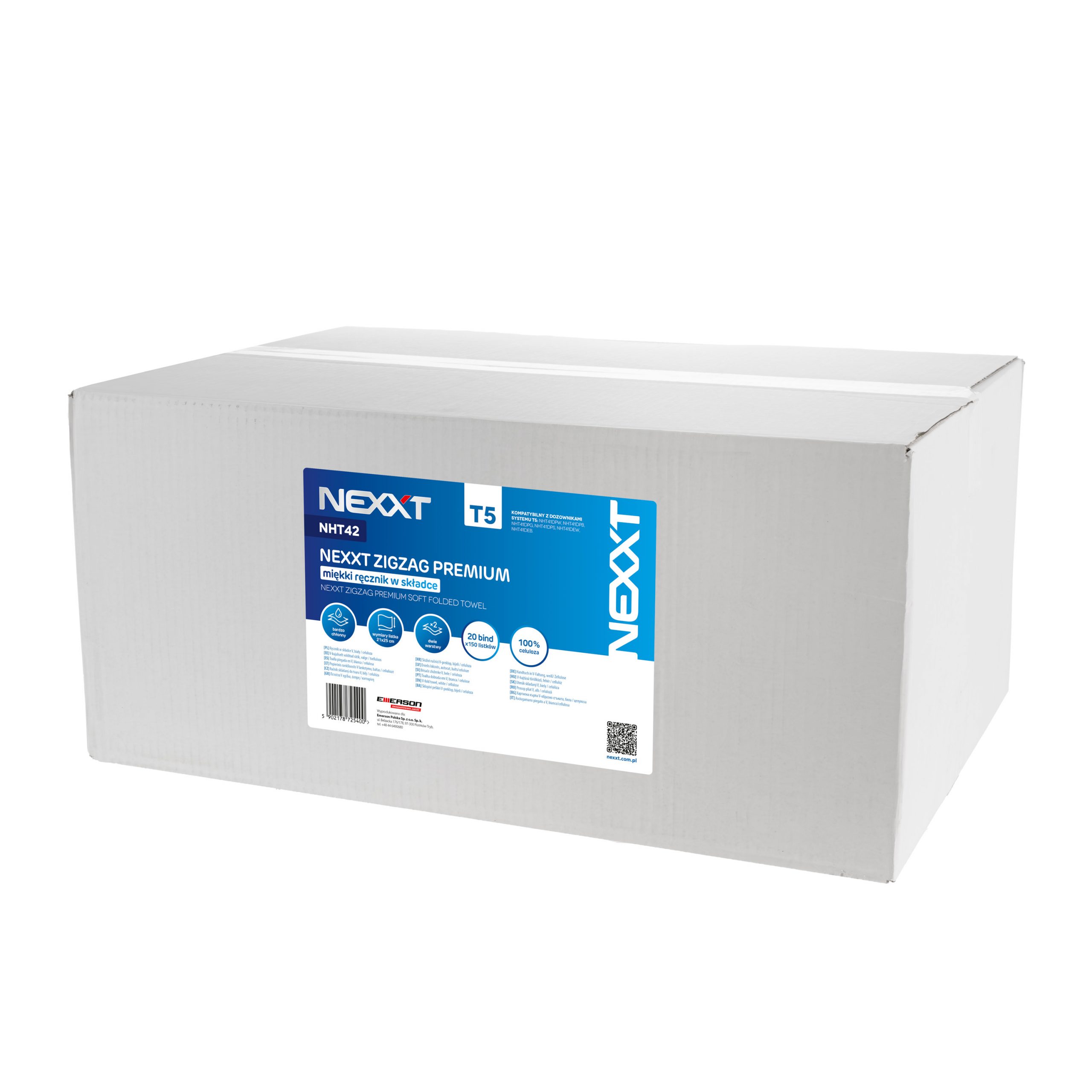 NHT46 - Nexxt Zigzag Premium miękki ręcznik w składce