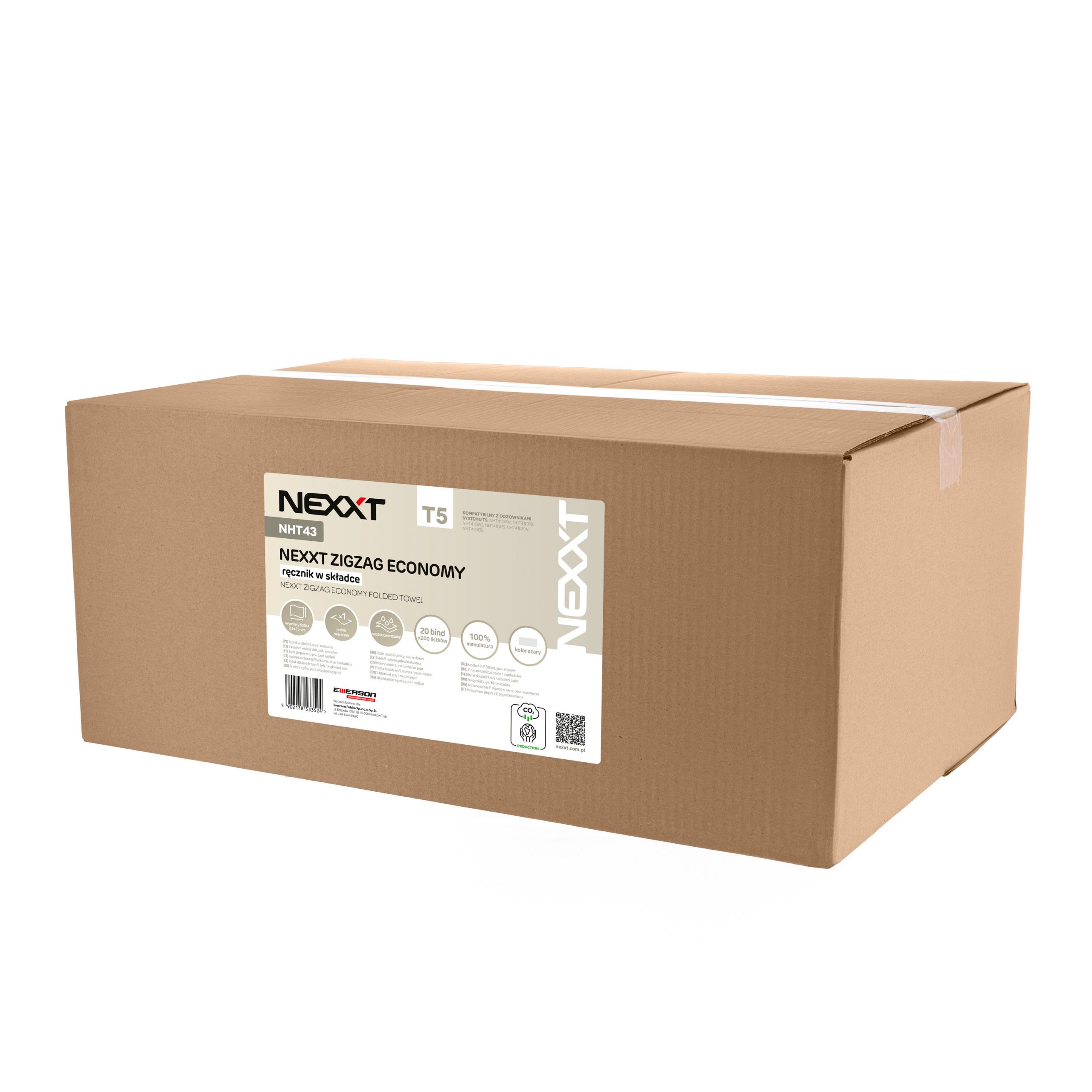 NHT43 - Nexxt Zigzag Economy ręcznik w składce